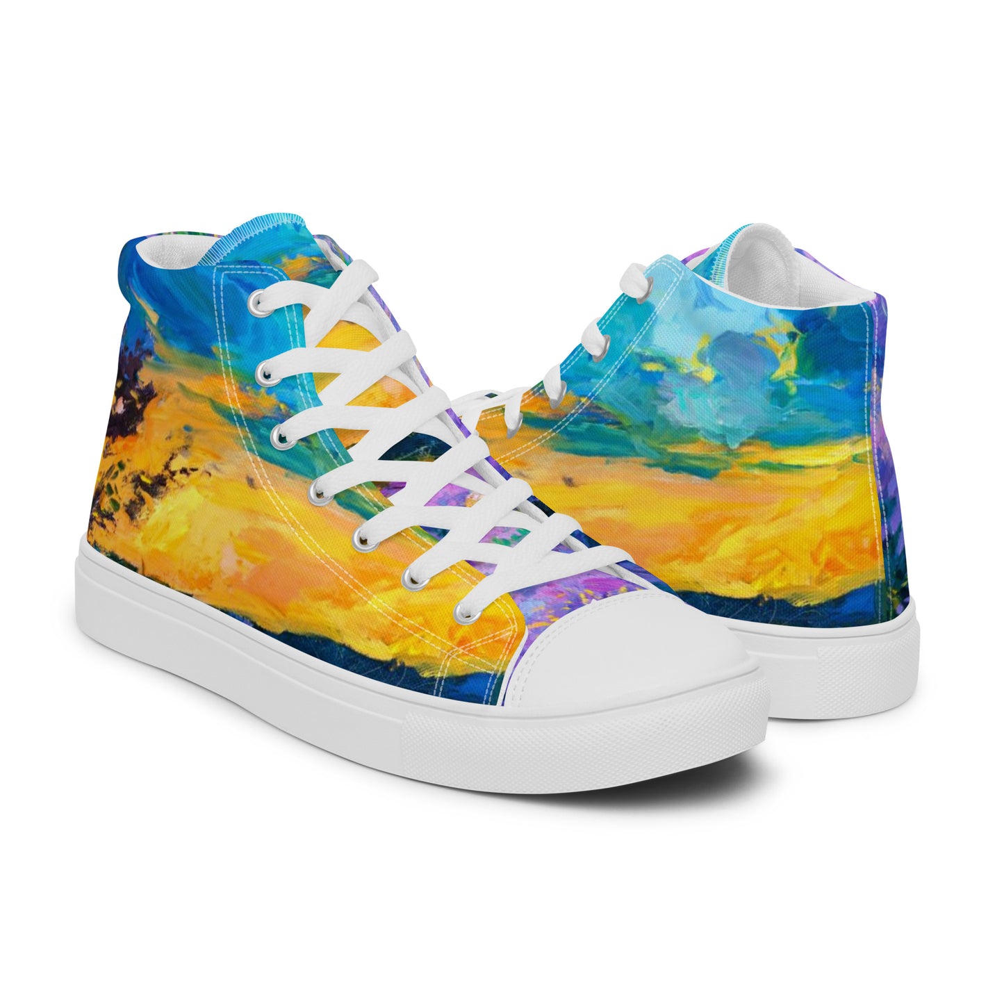 Women’s high top canvas shoes