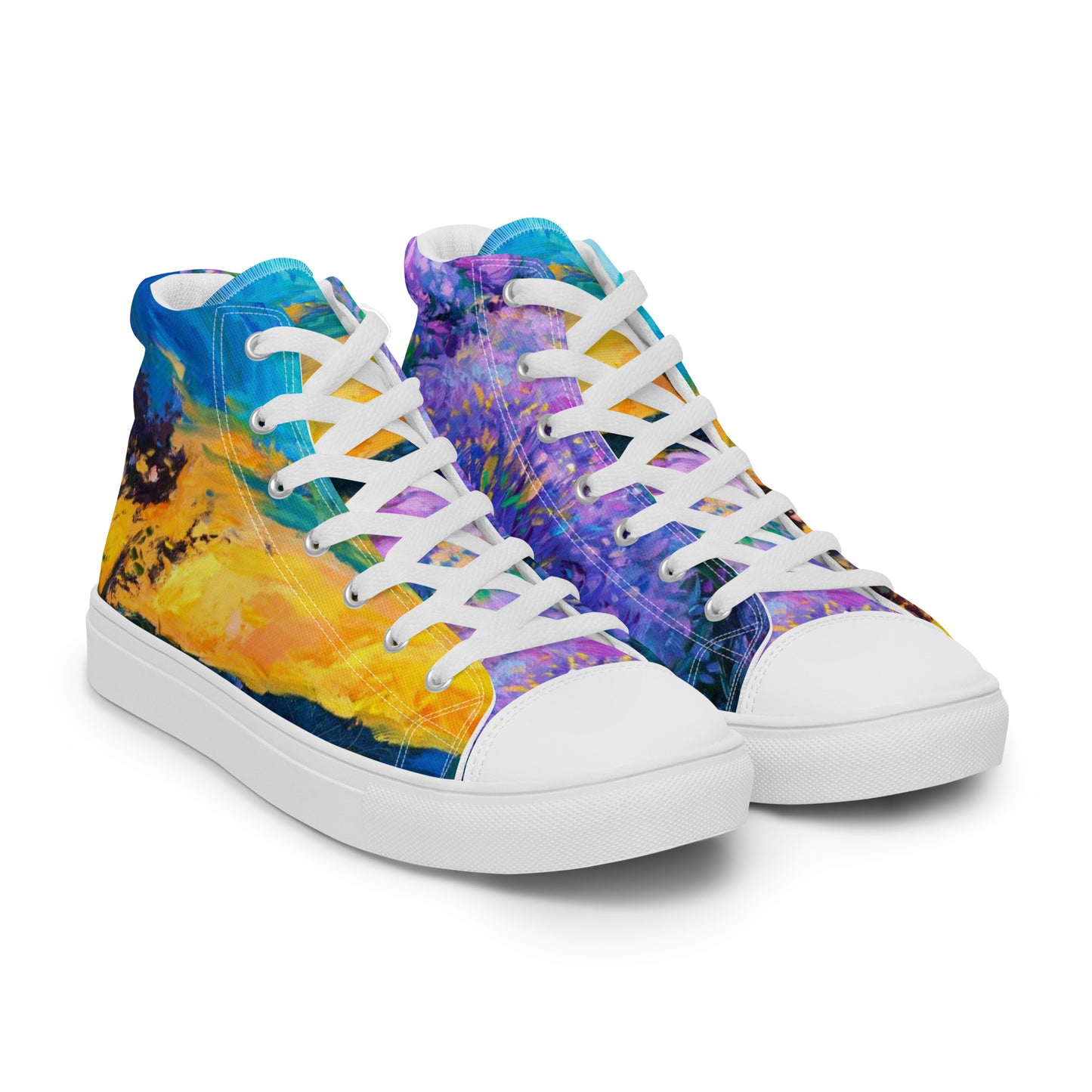 Women’s high top canvas shoes