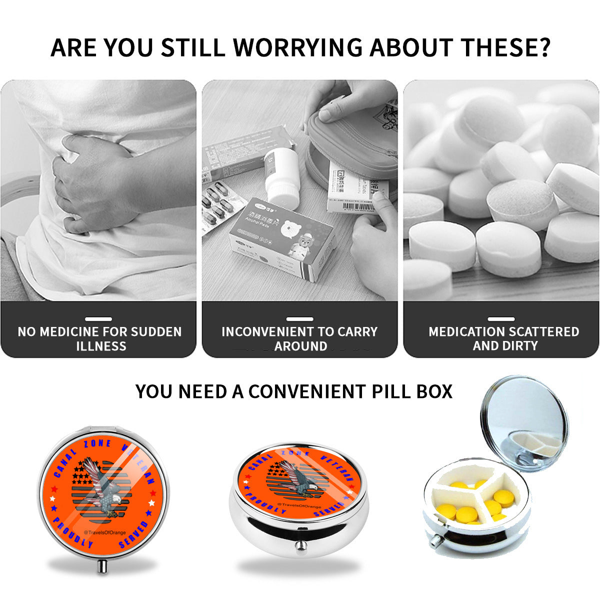 Pocket- sized medicine or snuff box