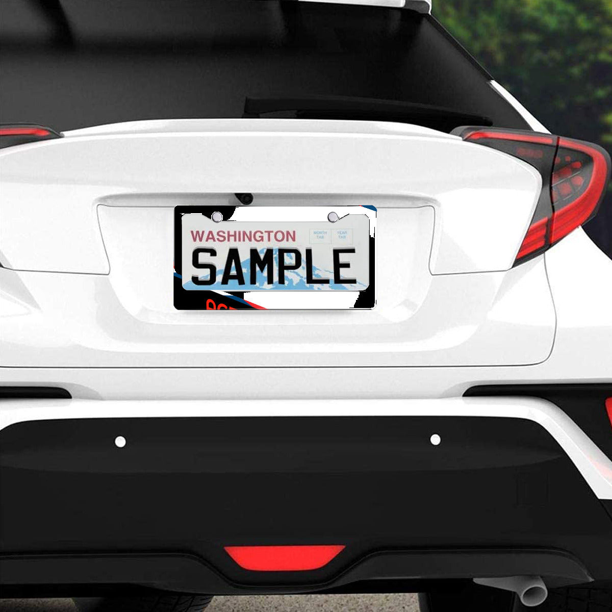 Standard 2-hole U.S. License plate frame cover U.S. Navy Veteran - SHIPPING INCLUDED