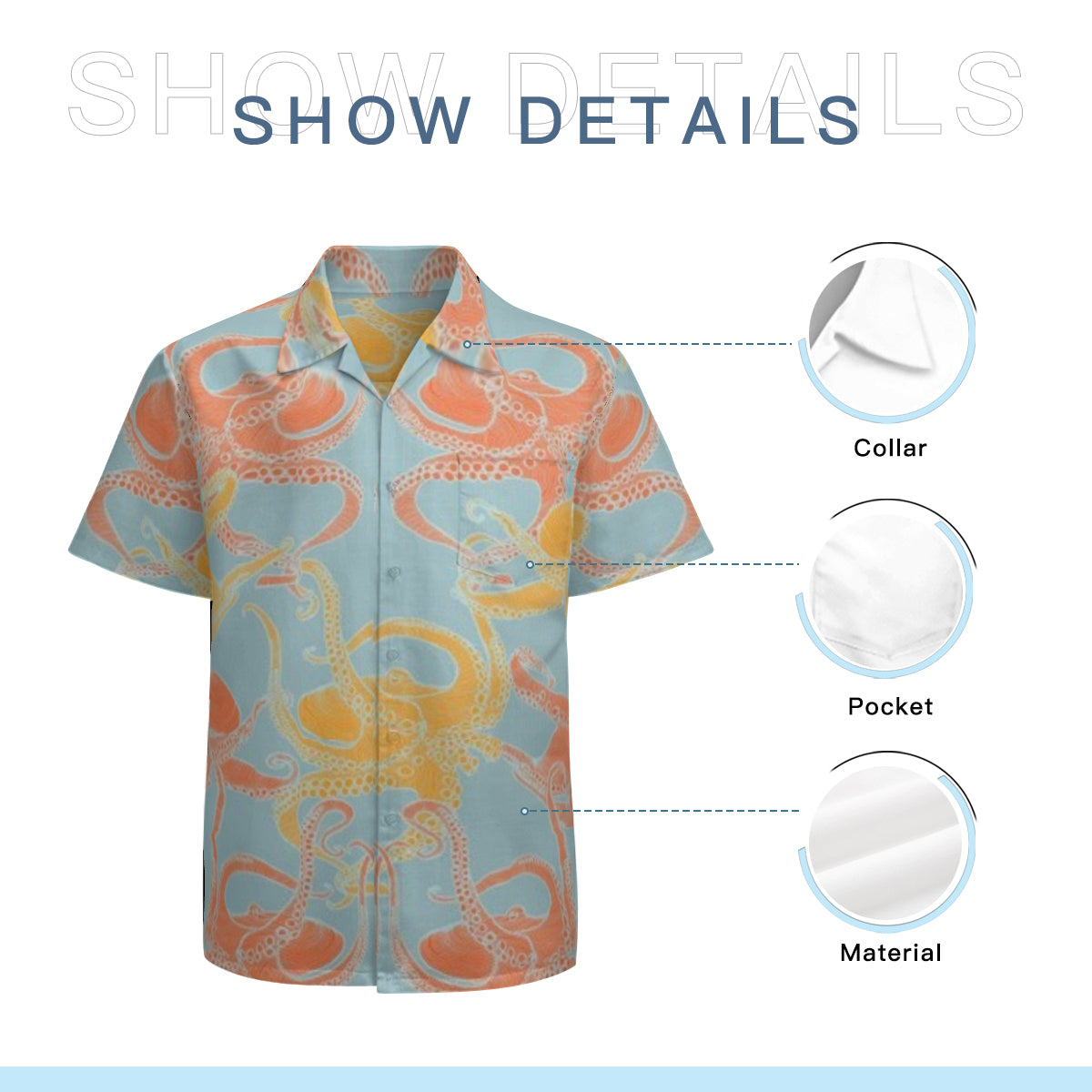 Hawaiian shirt - Octopus