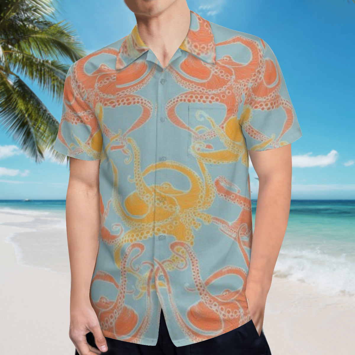 Hawaiian shirt - Octopus