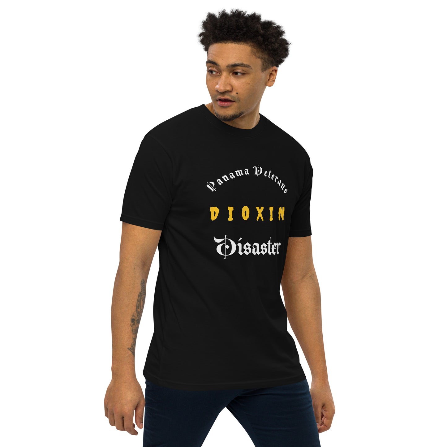 Panama Canal Zone Veterans - Men’s short sleeve Tshirt - premium heavyweight tee