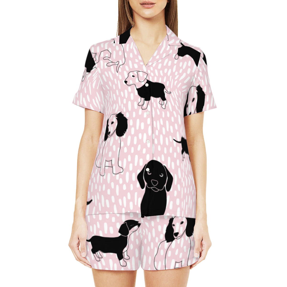 Women's Pajamas Weiner Dog pattern