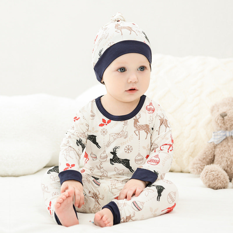 Children pajamas - Bamboo Fiber Baby Pajamas for boys or girls
