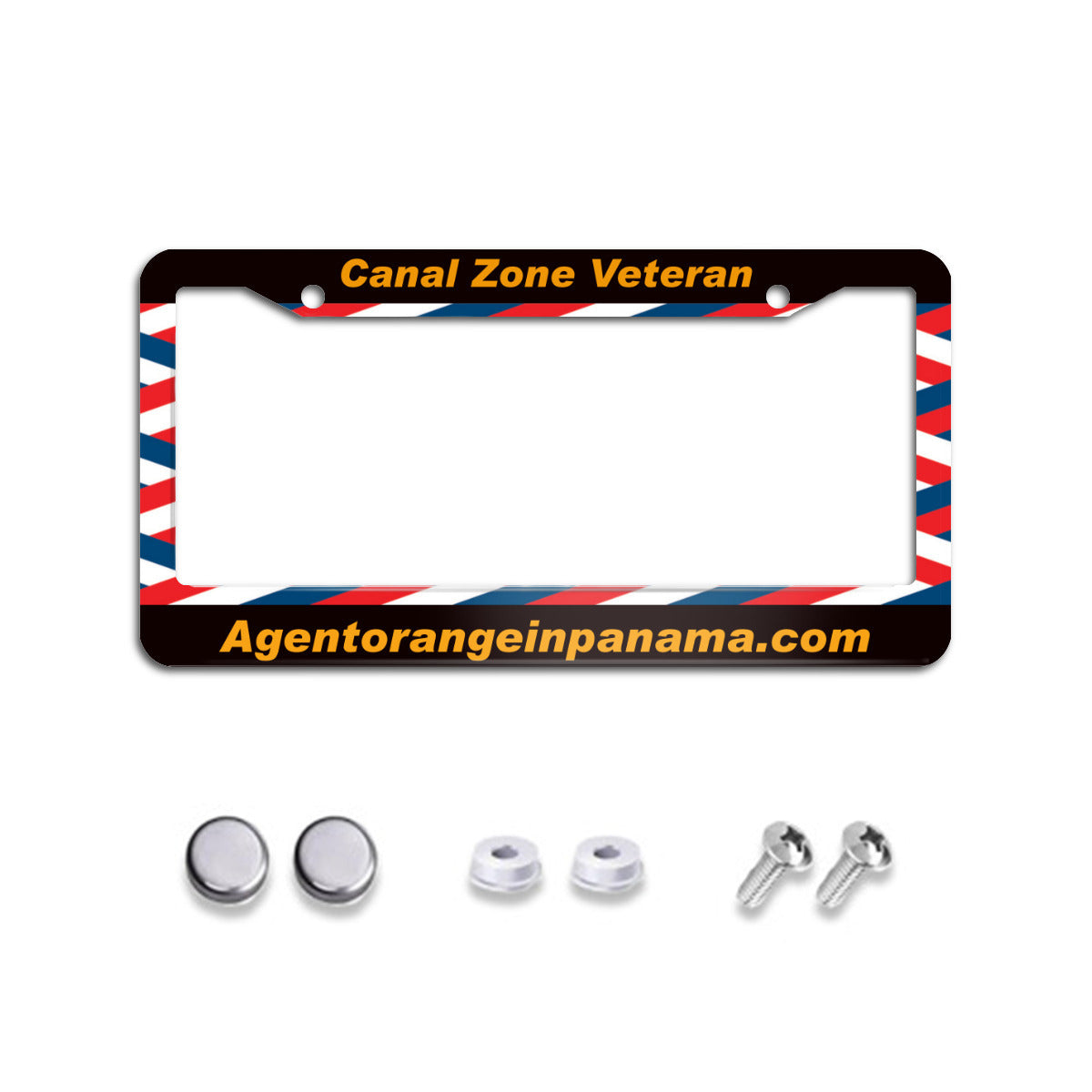 Panama Canal Zone License Plate Cover - SHIPPING INCLUDED