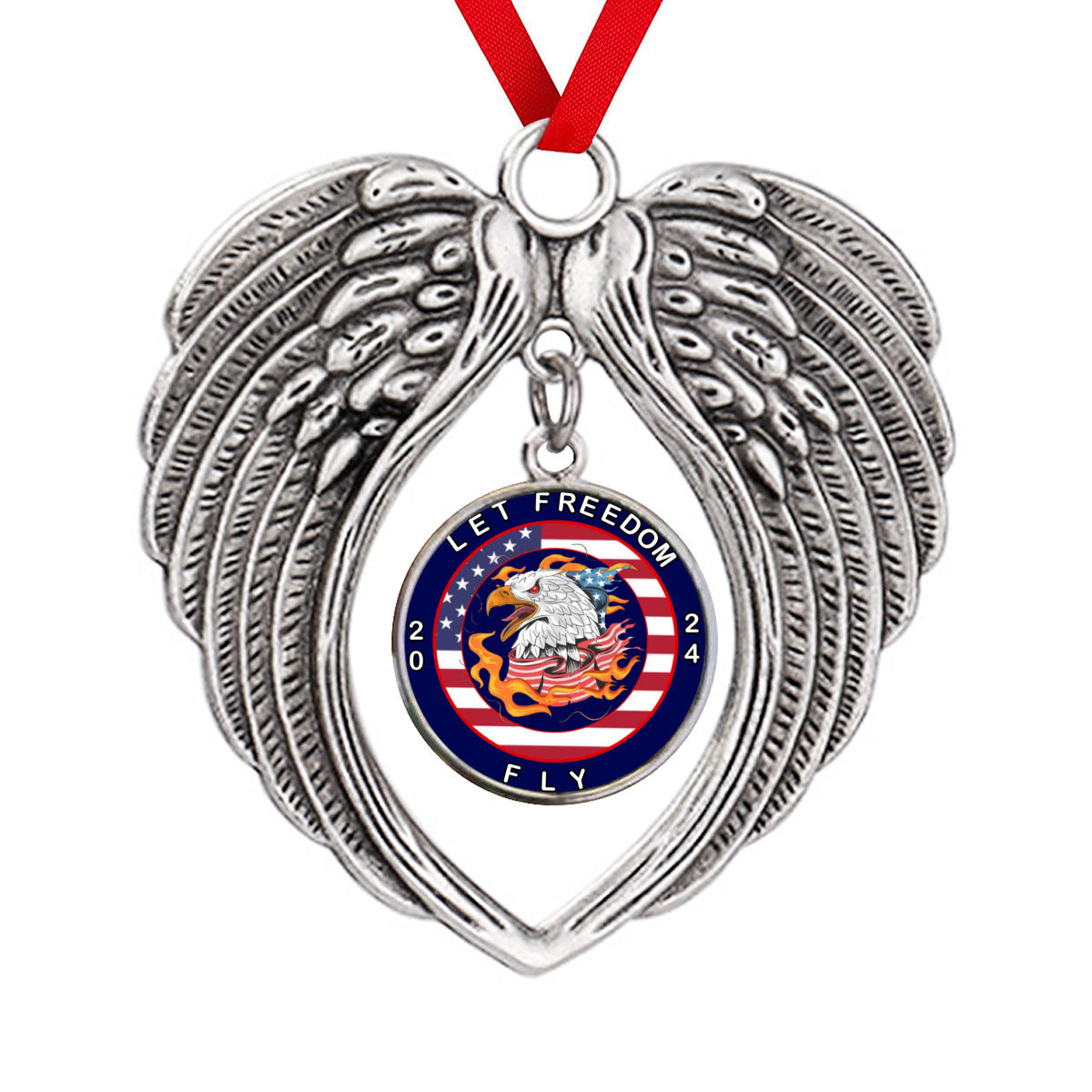 Christmas ornament - let freedom fly 2024 Christmas Ornament