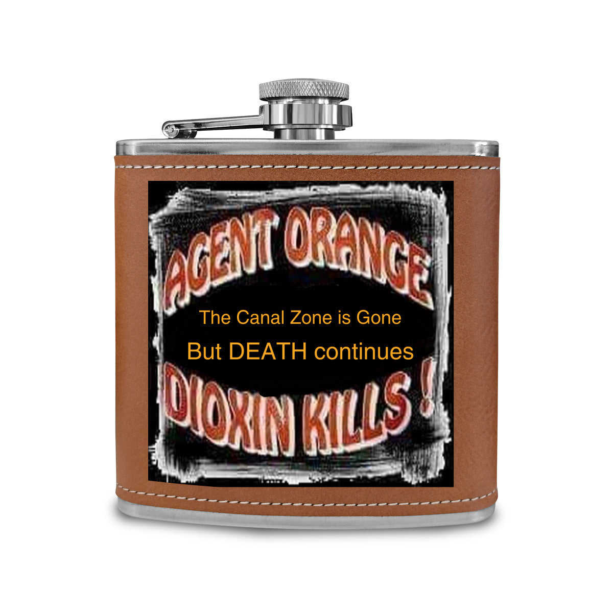 Flask 6 oz - Dioxin Kills