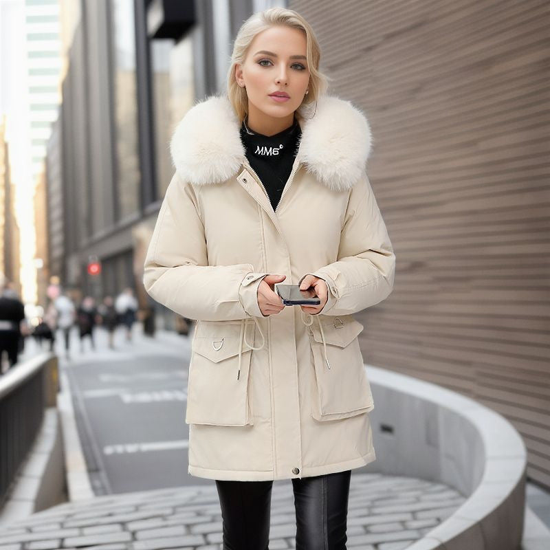 Women’s Winter Jacket - SuedeCotton Coat Korean Version