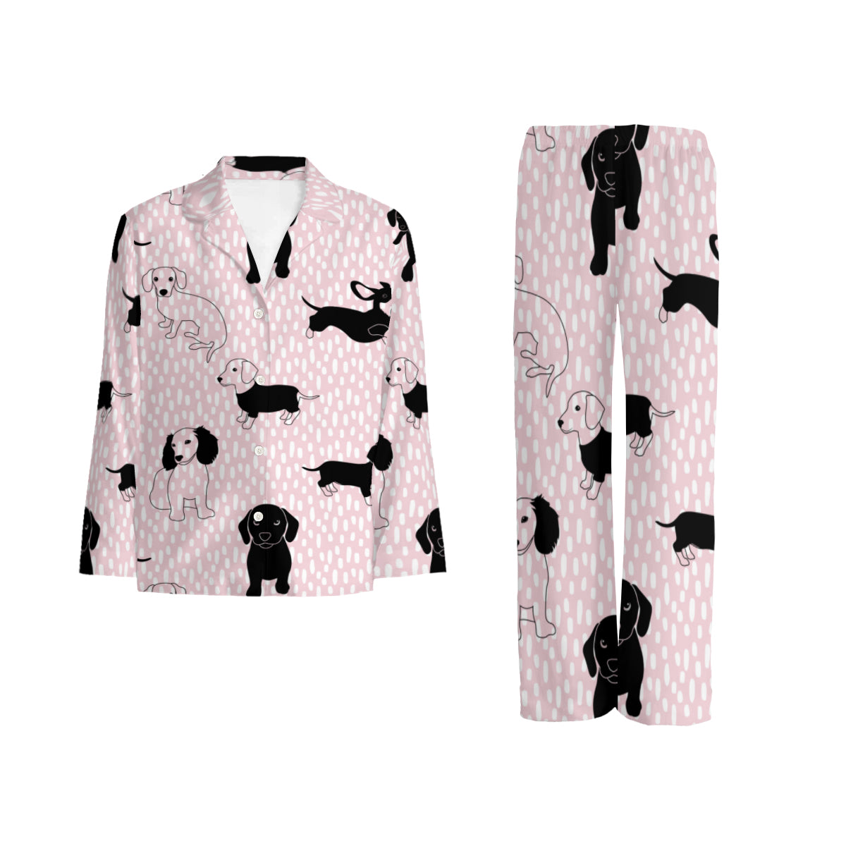 Pajamas - Women - weiner dog design