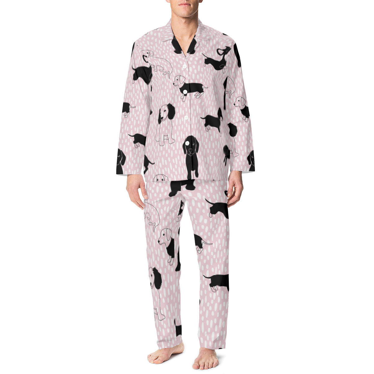 Pajamas - Women - weiner dog design