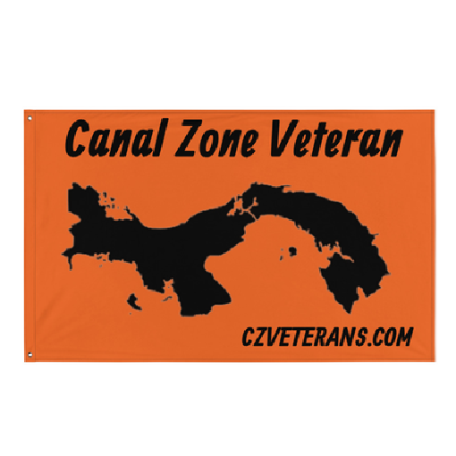 Panama Canal Zone veteran - double-sided 5x3 ft flag