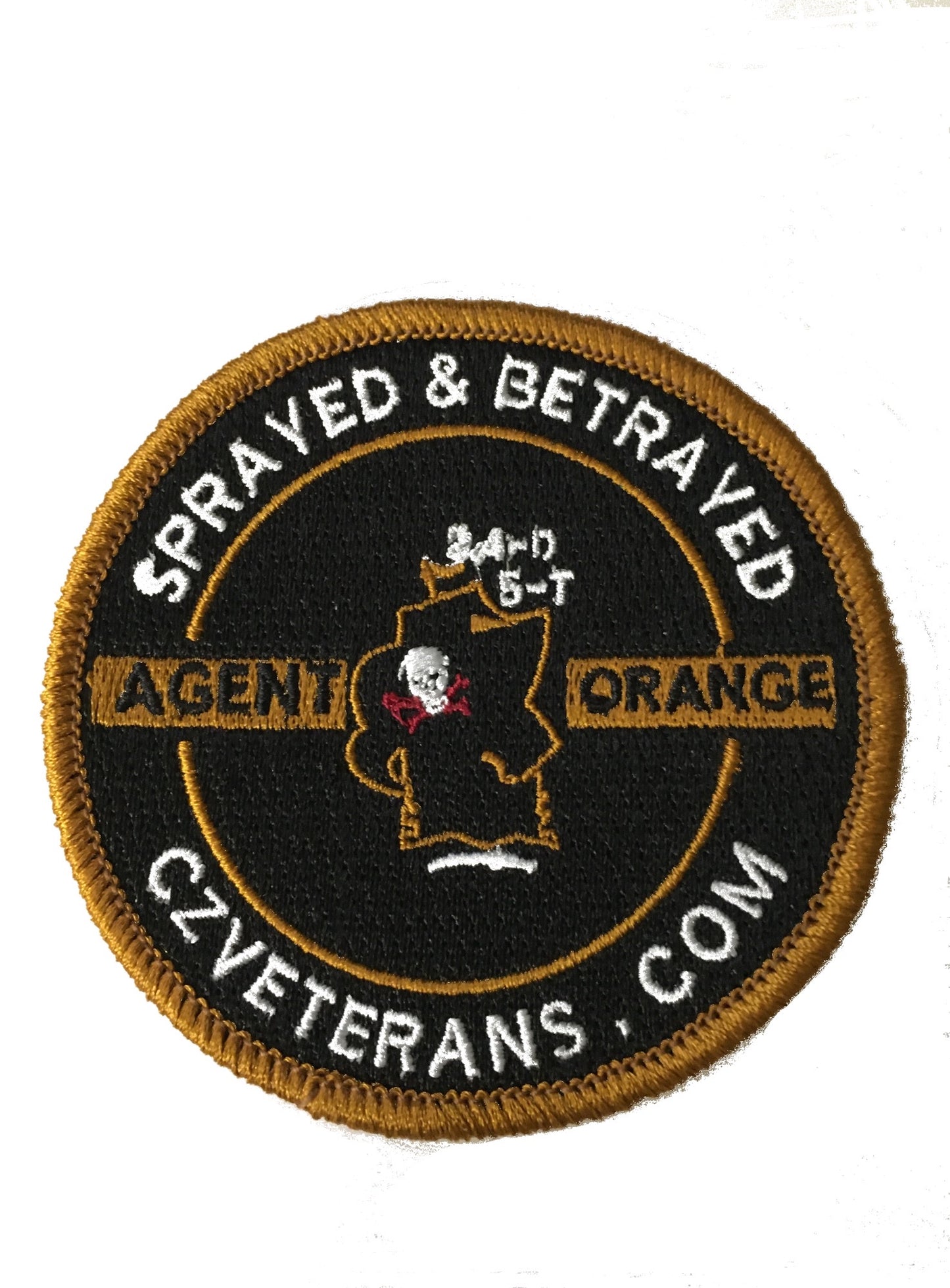 Panama Canal Zone Veterans - Sprayed & Betrayed CZ Veterans patch