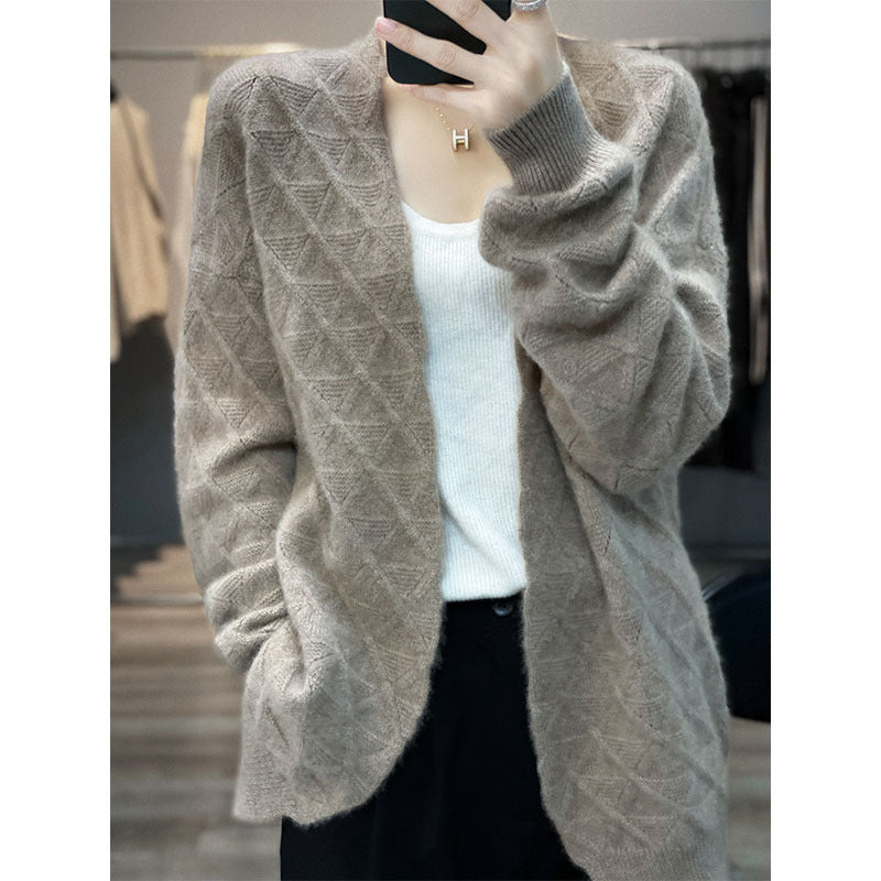 Women’s Wool Cardigan - Beautiful Full Wool Cardigan