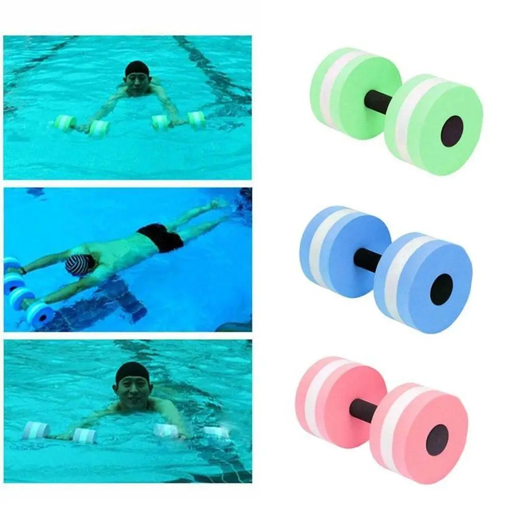 Multicolor Water Dumbbell EVA Sport Accessory Floating Dumbbell Aerobic Fitness Equipment Aquatic Exercise Dumbbells