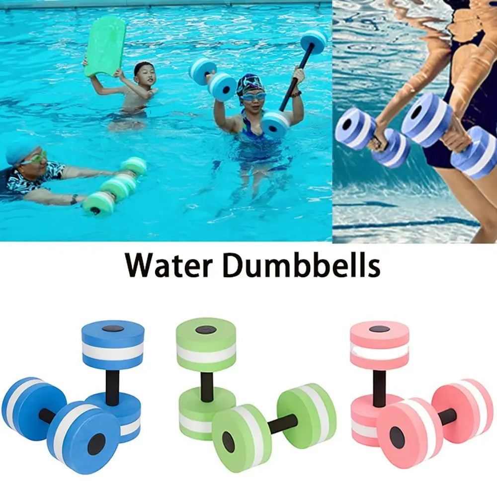 Multicolor Water Dumbbell EVA Sport Accessory Floating Dumbbell Aerobic Fitness Equipment Aquatic Exercise Dumbbells