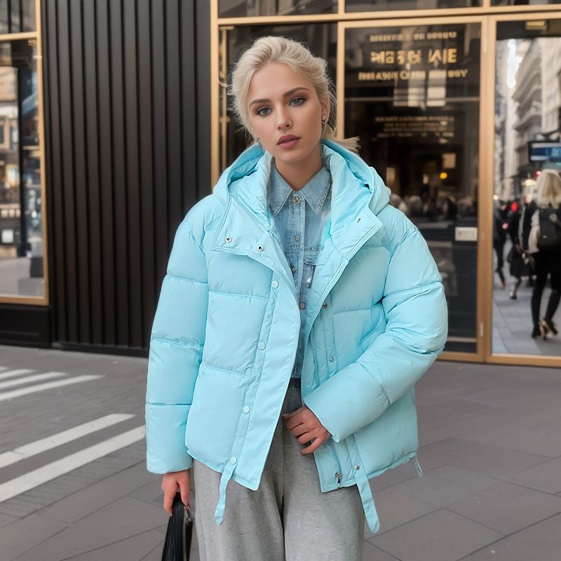 Women’s Winter jacket - Warm Hooded Cotton Jacket