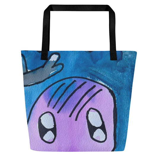 Underthesea All-Over Print Large Tote Bag