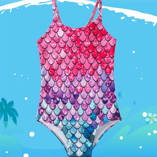 Children's Mermaid One-piece Swimsuit