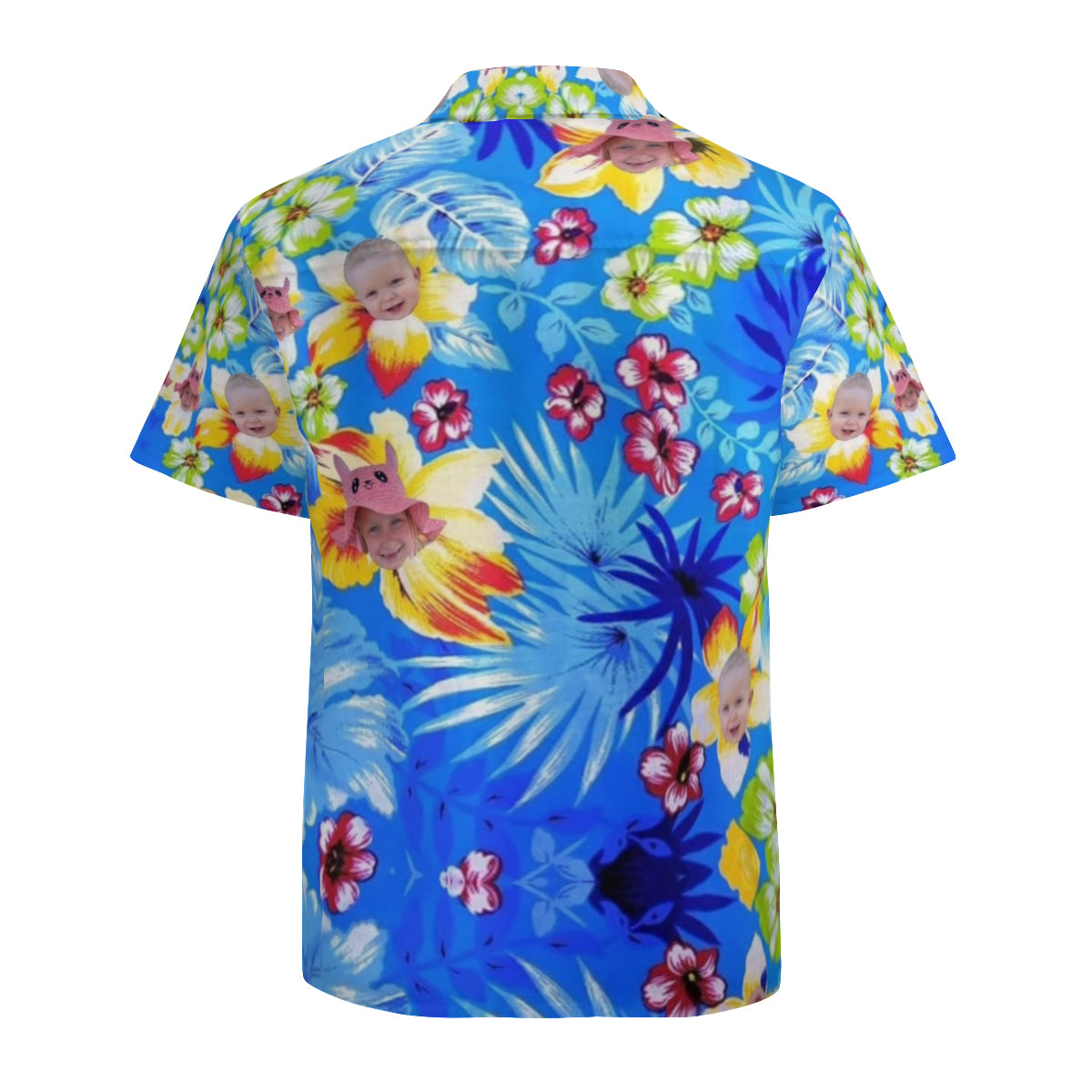 Specialized Hawaiian shirt with your kids or grandkids pictures incorporated