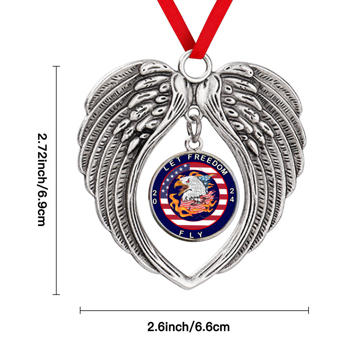 Christmas ornament - let freedom fly 2024 Christmas Ornament