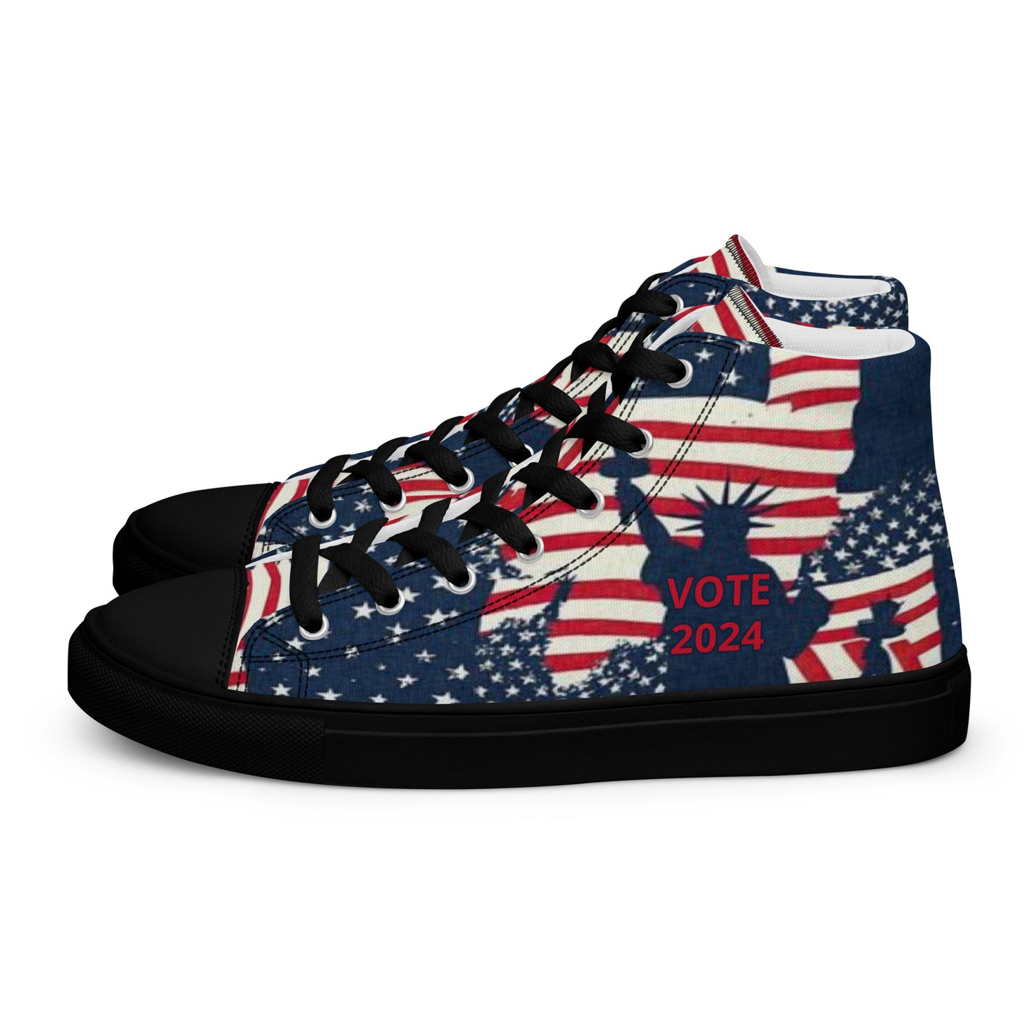 Men’s high top canvas shoes