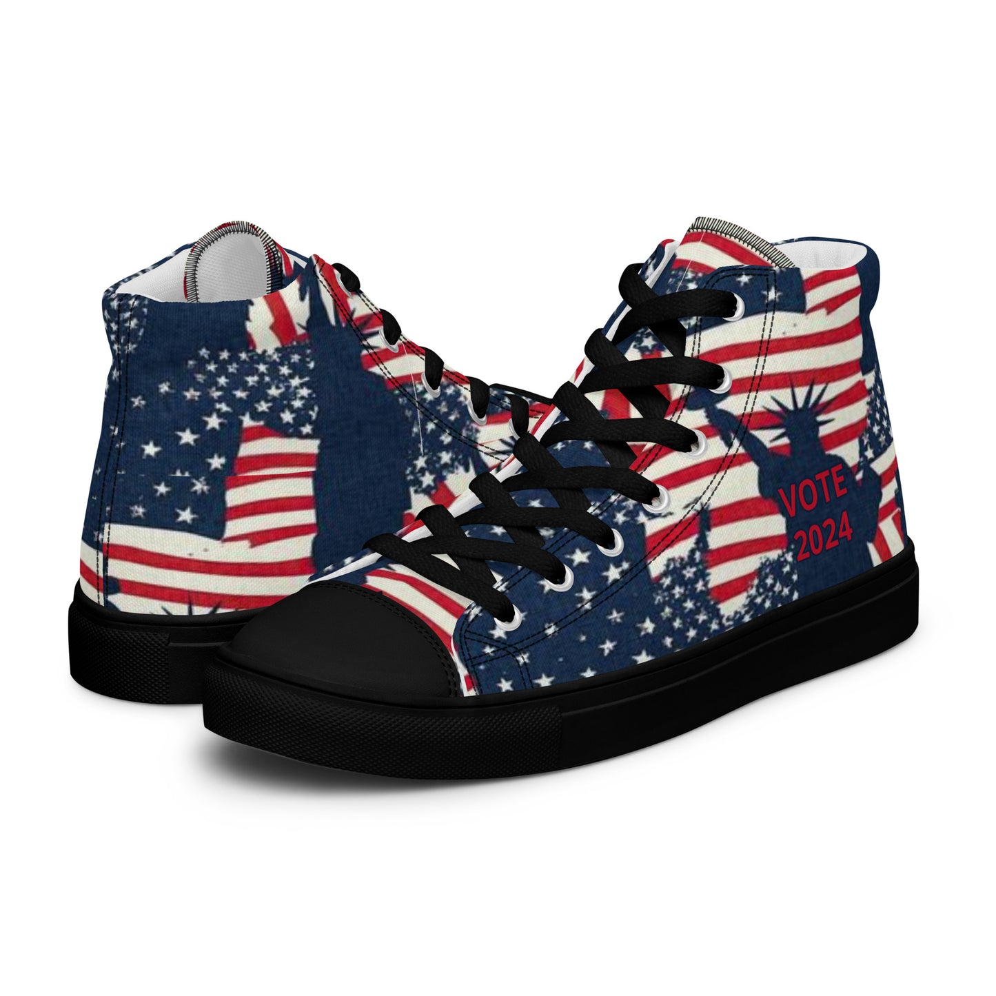 Men’s high top canvas shoes