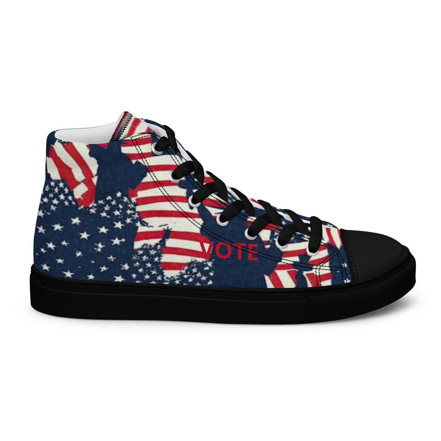 Men’s high top canvas shoes