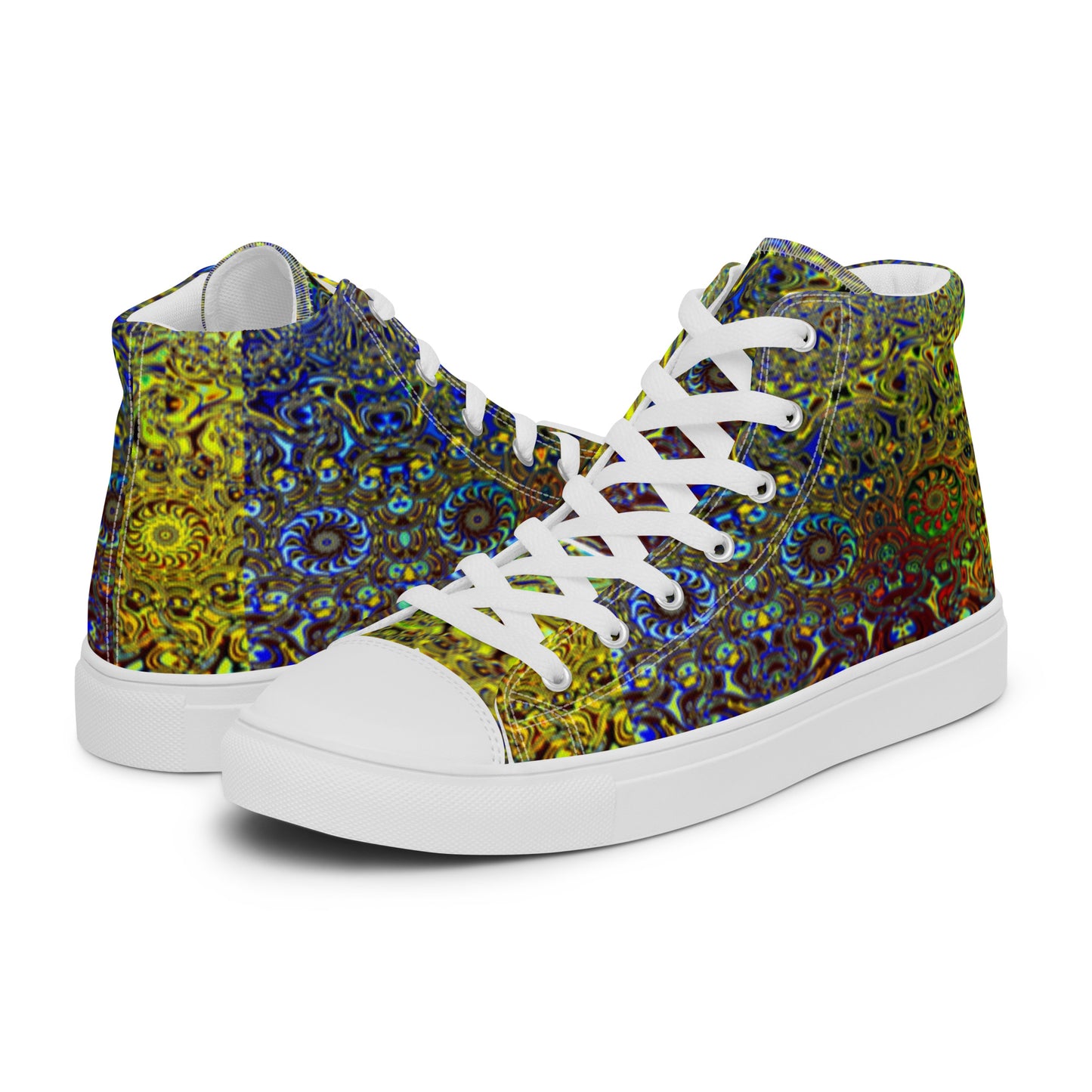 Men’s high top canvas shoes