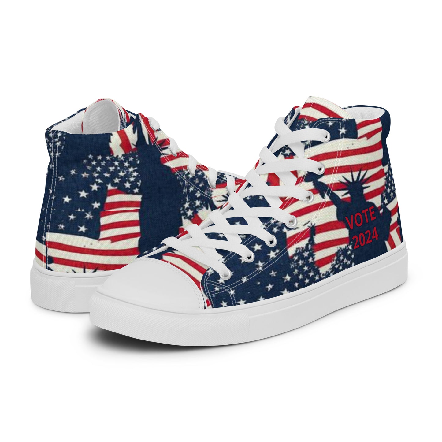 Men’s high top canvas shoes