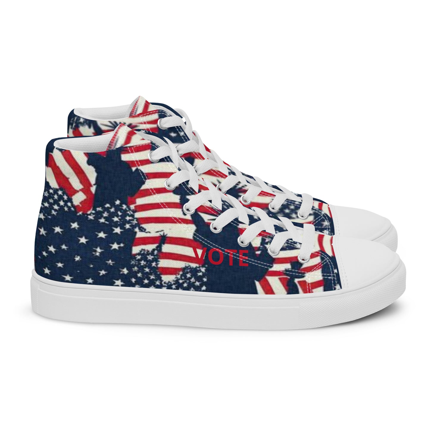 Men’s high top canvas shoes