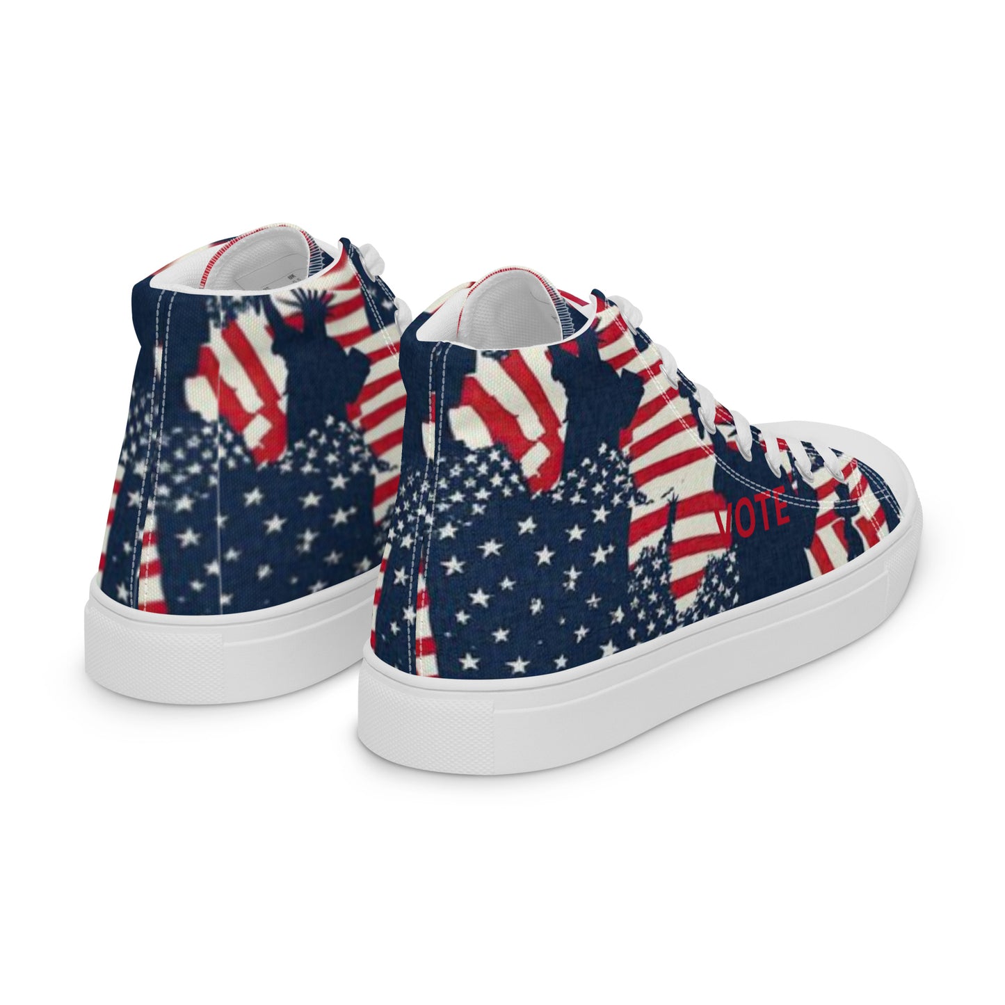 Men’s high top canvas shoes