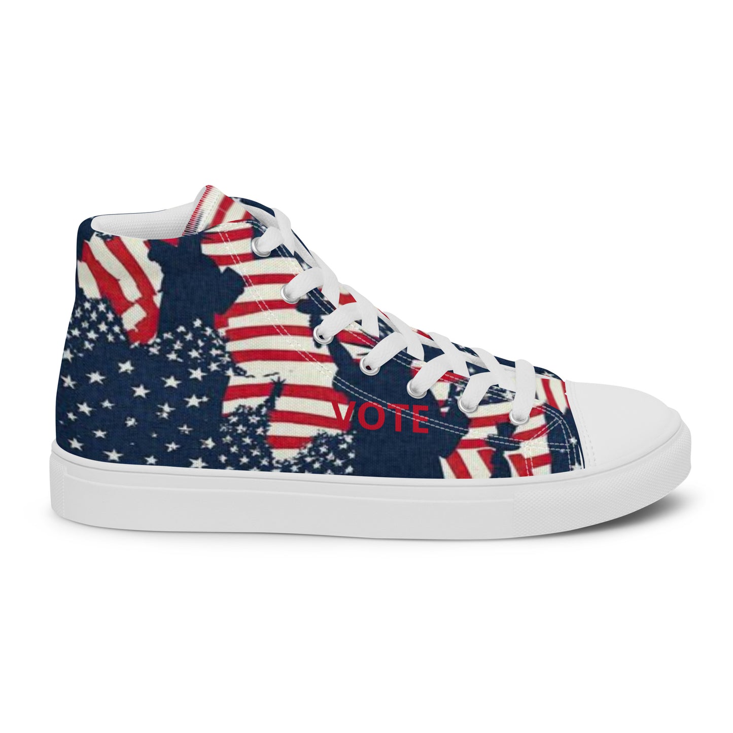 Men’s high top canvas shoes