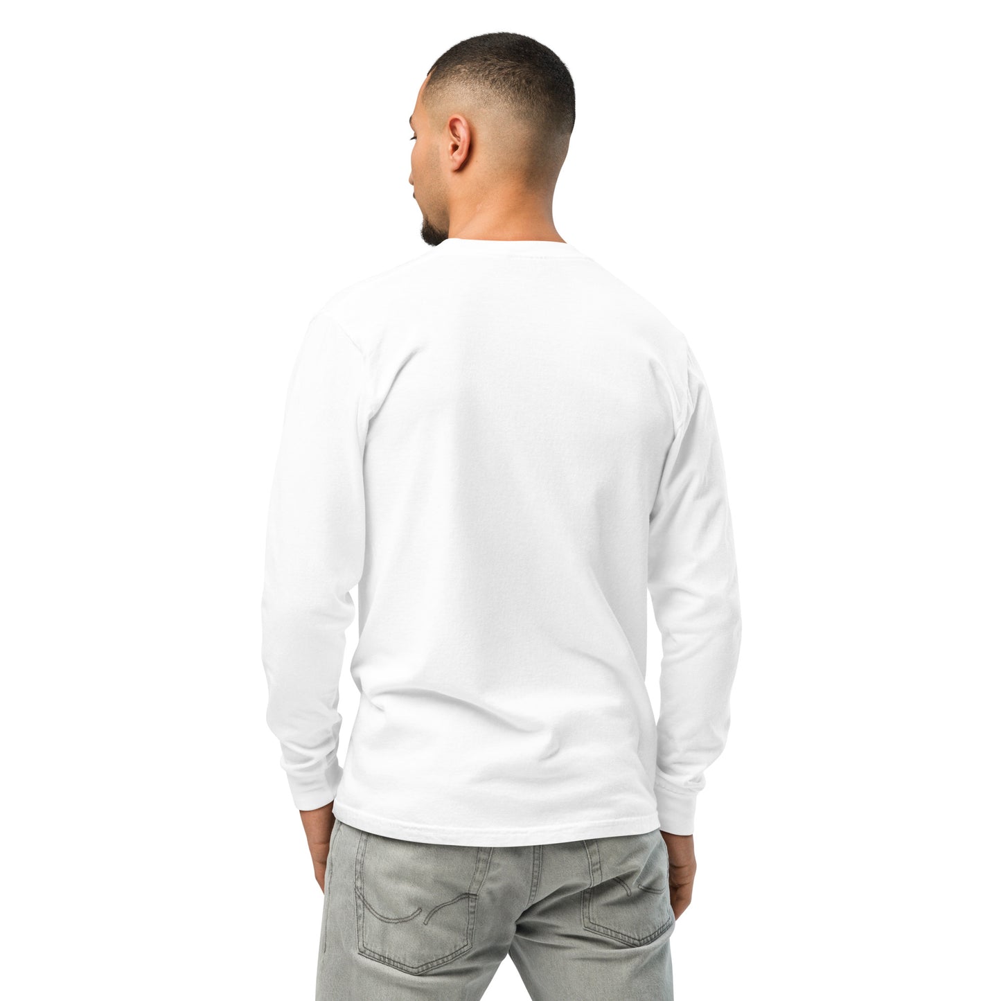 Long Sleeve heavryweight shirt - Hello Winter design Garment-dyed heavyweight long-sleeve shirt