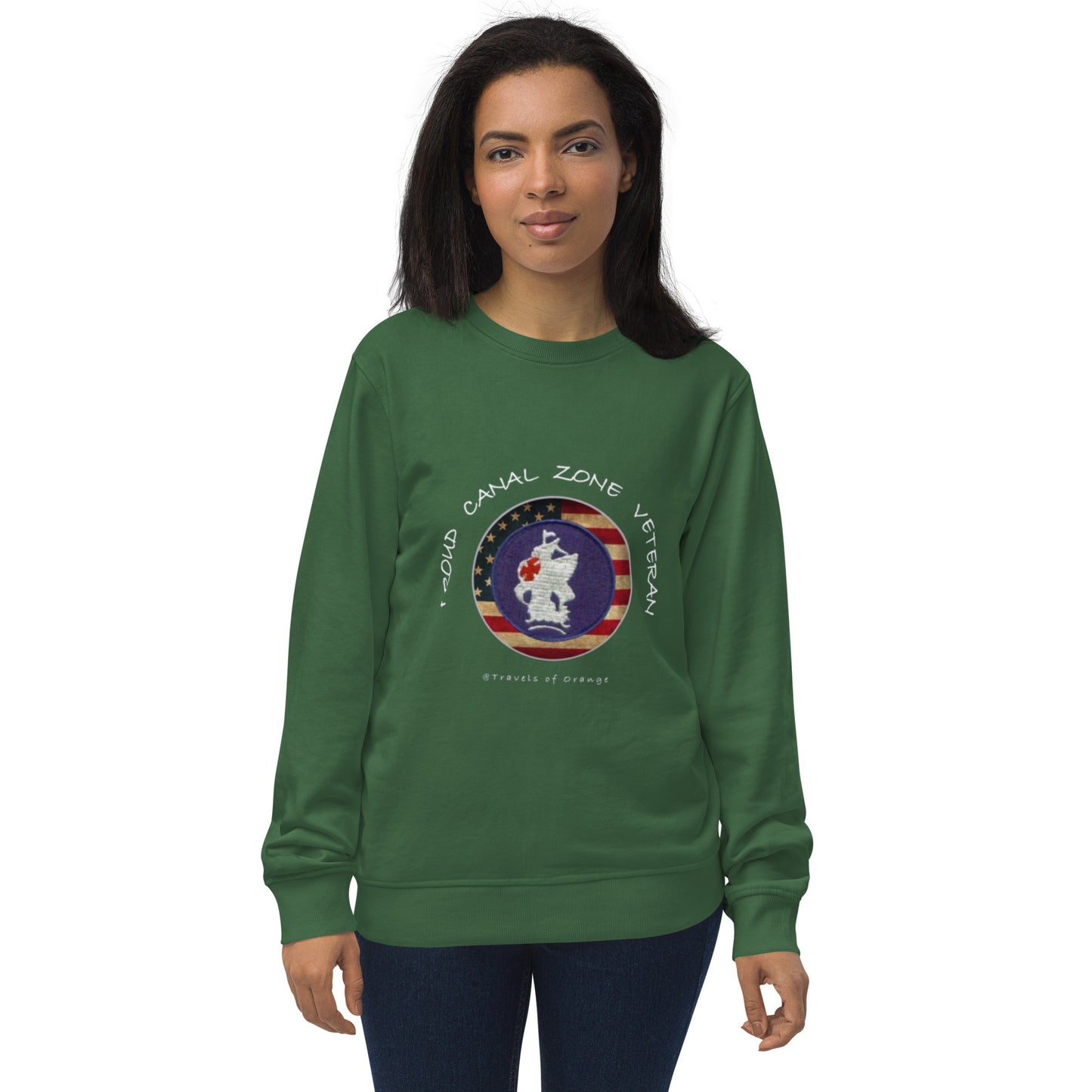 Panama Canal Zone - Proud Canal Zone Veteran Raglan Sweatshirt - Unisex shirt for both men or women
