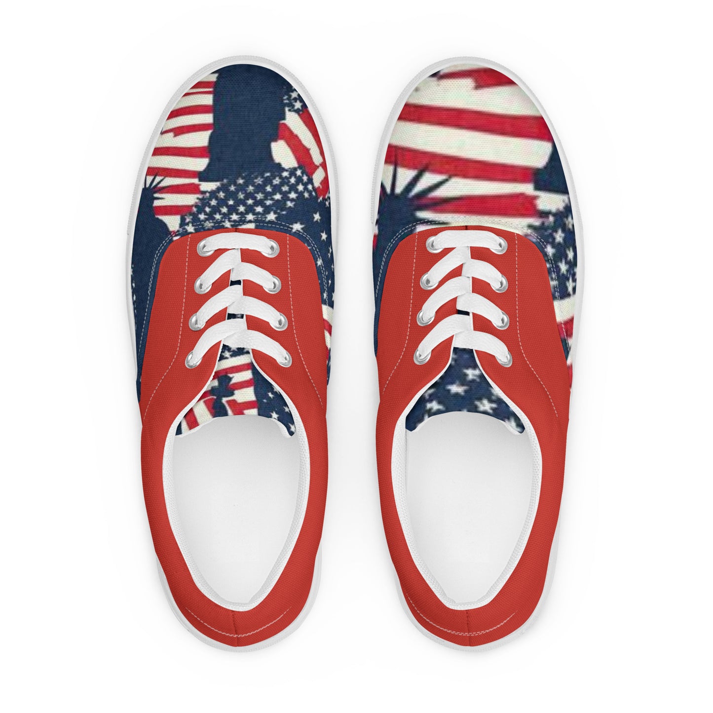 Women’s lace-up canvas shoes