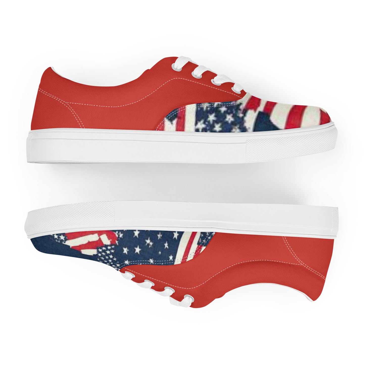 Women’s lace-up canvas shoes