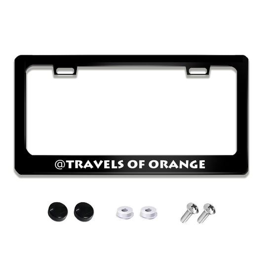 Standard U.S. License plate frame cover with two holes - SHIPPING INCUDED