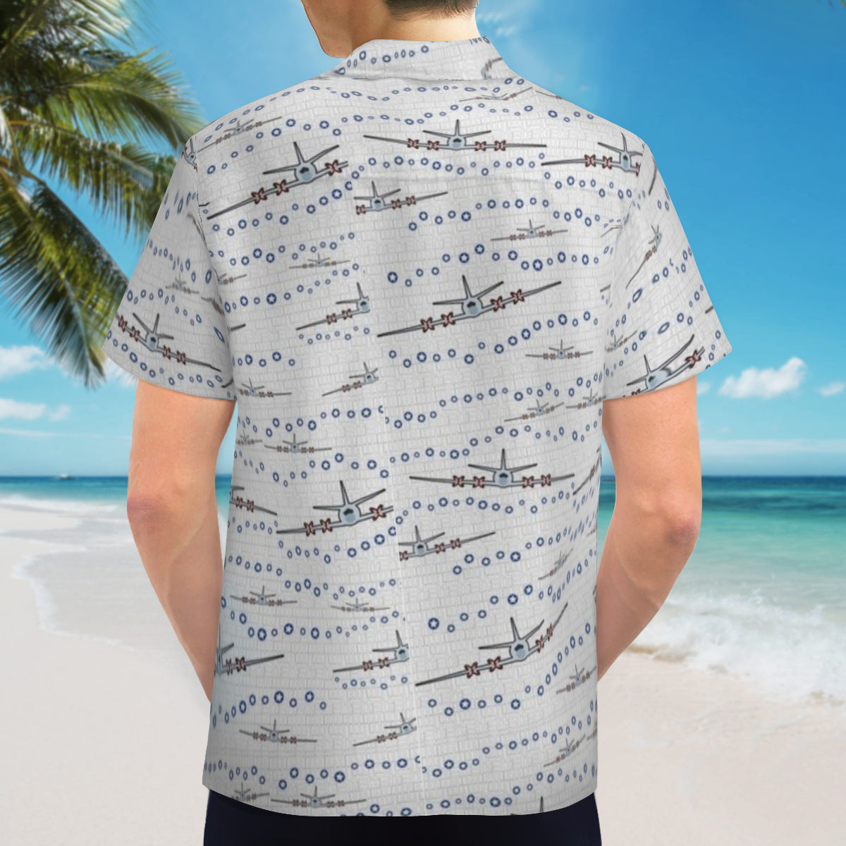 Hawaiian shirt - Airplane design