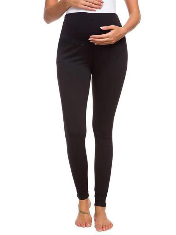 Maternity pants - Women’s Pull-on Styling With High Waistband Ponté-knit Skinny Maternity Pants